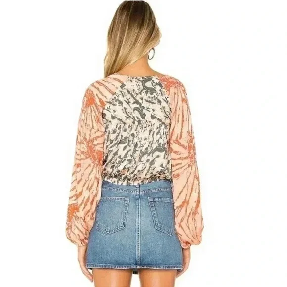 Free People Cruisin Together Surplice Top Size S NWT - Picture 4 of 8